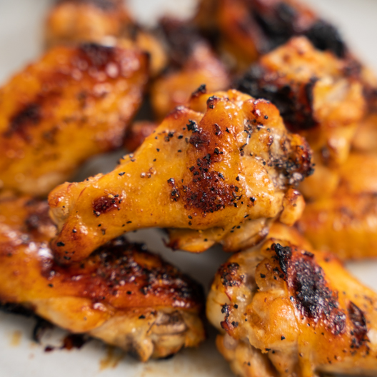 deliciously golden baked chicken wings 